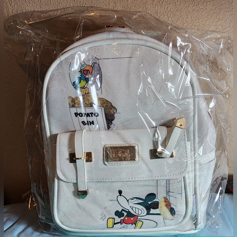 NEW Wandapop Disney Mickey Mouse Vegan Leather  Backpack BENIFITS CHARITY